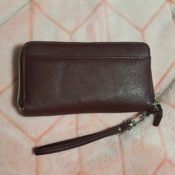 Maroon Large Wallet - Picture 2 of 6